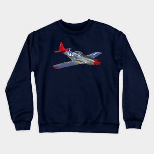 P-51 Mustang Red Tail Crewneck Sweatshirt